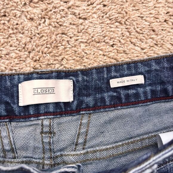 Closed | Pedal X Ankle Crop Cropped Square Pocket Blue Jeans Pants 29 Pedal-X - Picture 6 of 9